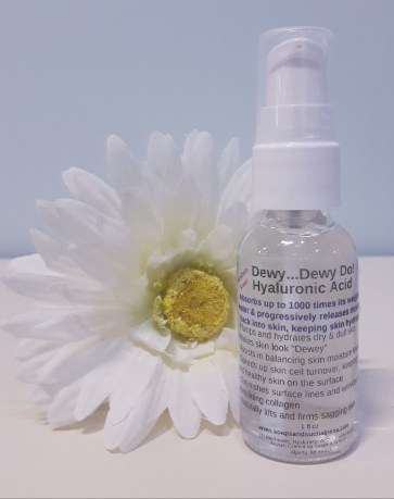 Hyaloronic acid treatement bottle