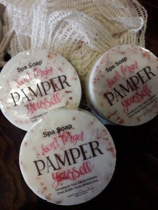 spa -dont forget to spoin yourself soap